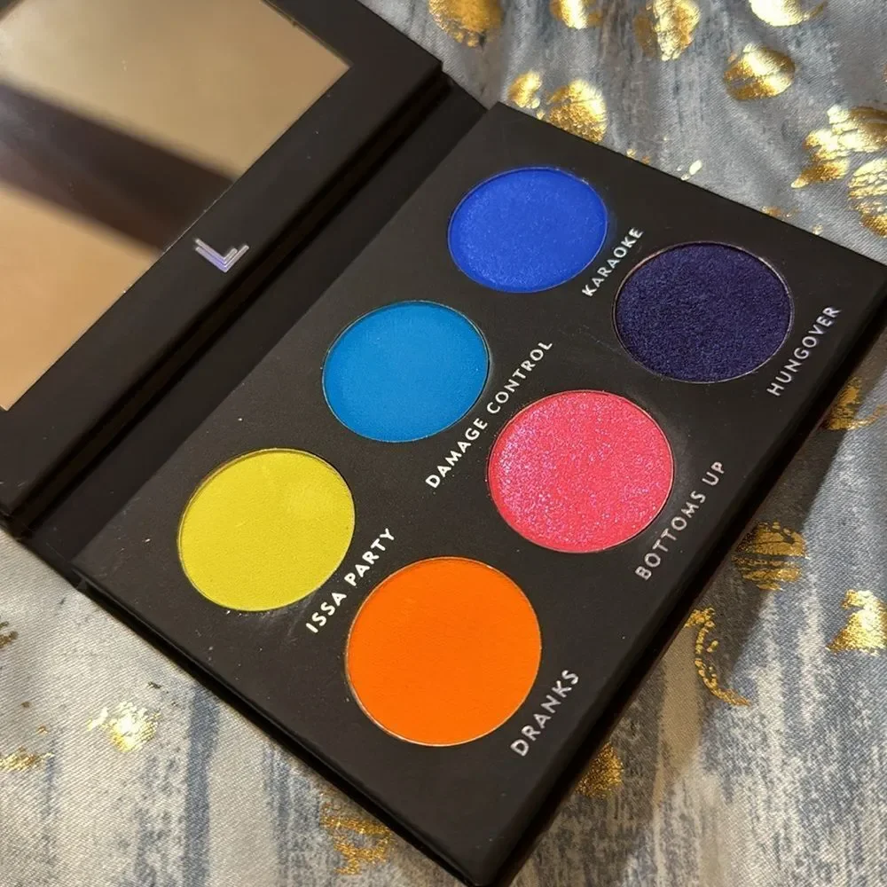 Laura Lee‎ party animal colorful mini eyeshadow palette beauty makeup